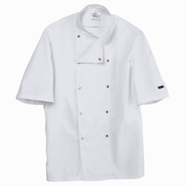 Dennys Short Sleeve Press Stud Chef's Jacket Thumbnail